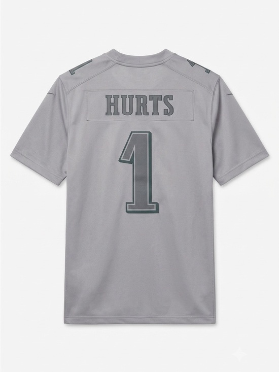 NFL Other - NFL Jalen Hurts Philadelphia Eagles Super Bowl LVII Nike Atmosphere Grey Jersey
